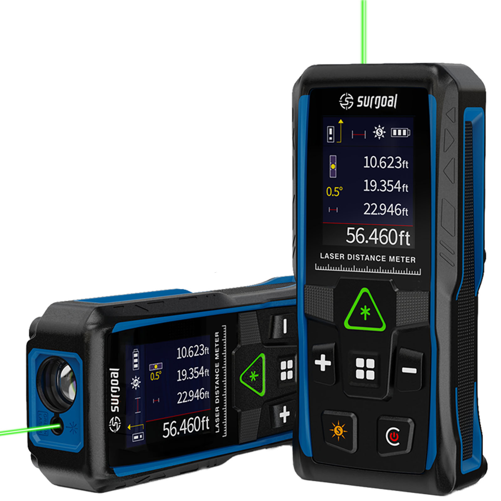 Industrial Laser Tape Measure - Pengukur Jarak Laser Hijau 100m Multifungsi