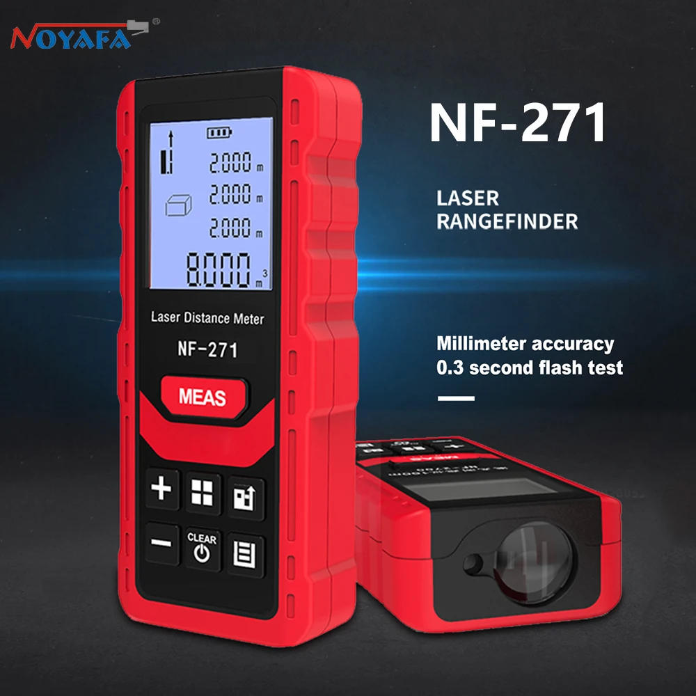 Industrial Laser Tape Measure - Noyafa NF-271 pengukur jarak Laser 40M