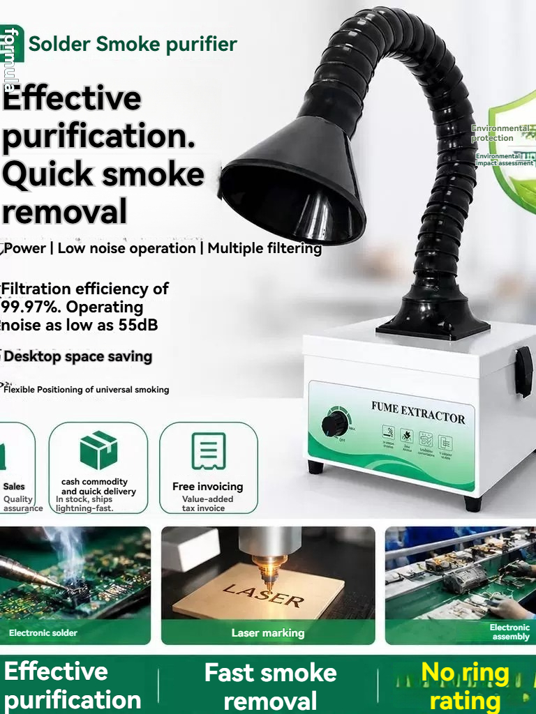 Industrial Laser Fume Extractor - Penyerap Asap Solder Mini – Penyedot