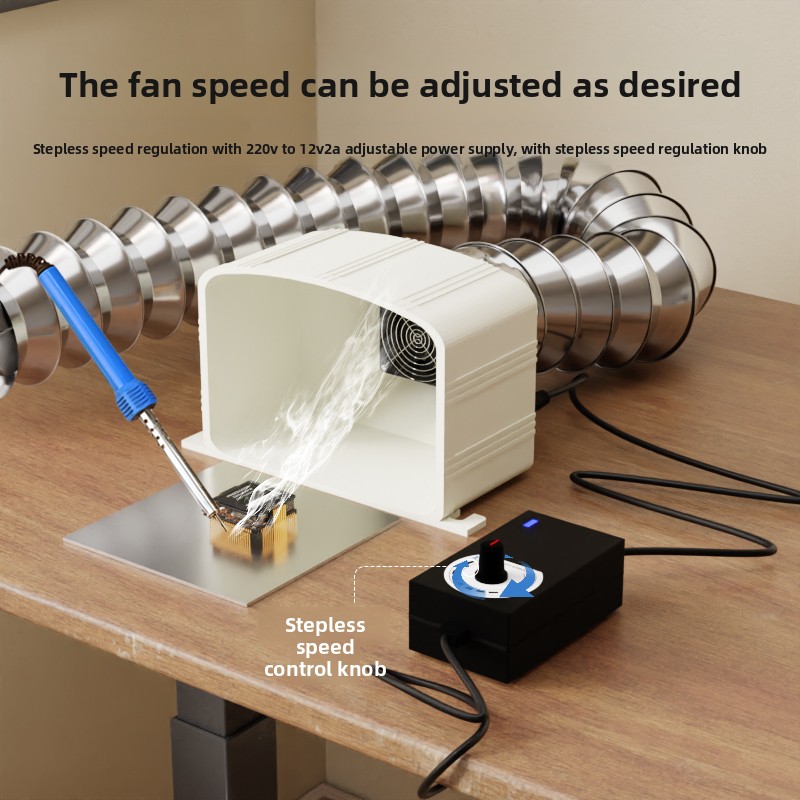 Industrial Laser Fume Extractor - Penghisap Asap Solder Ringkas dan Kuat,