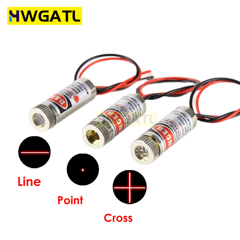 Industrial Laser Diode - 650nm 5MW Titik Merah/Garis/Modul Laser Silang