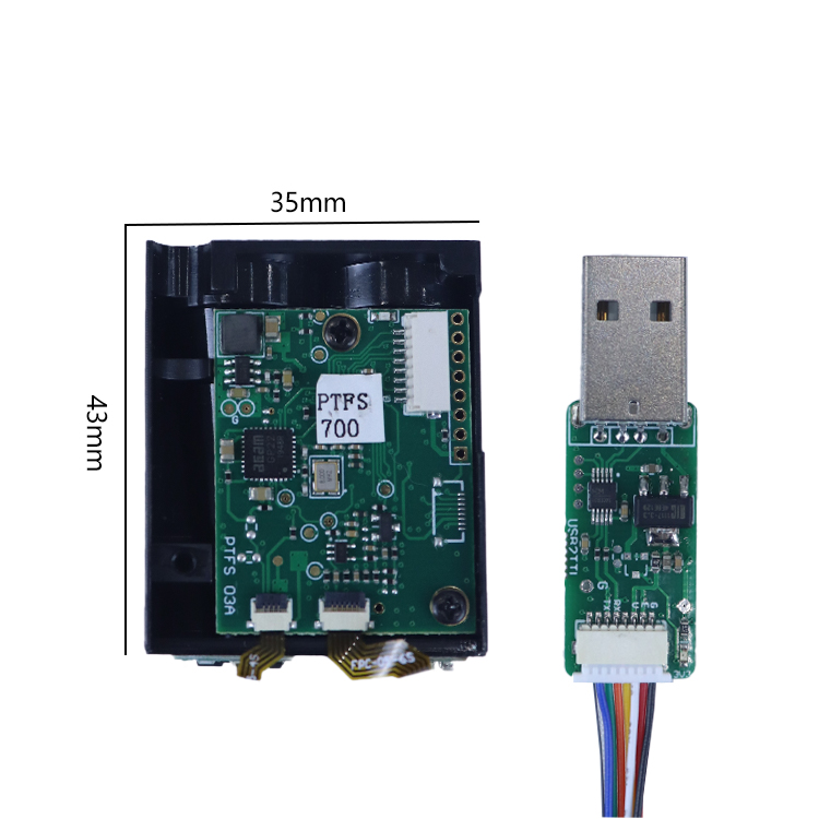 Industrial Laser Distance Measuring Device - Modul Sensor Jarak Laser TOF Perangkat