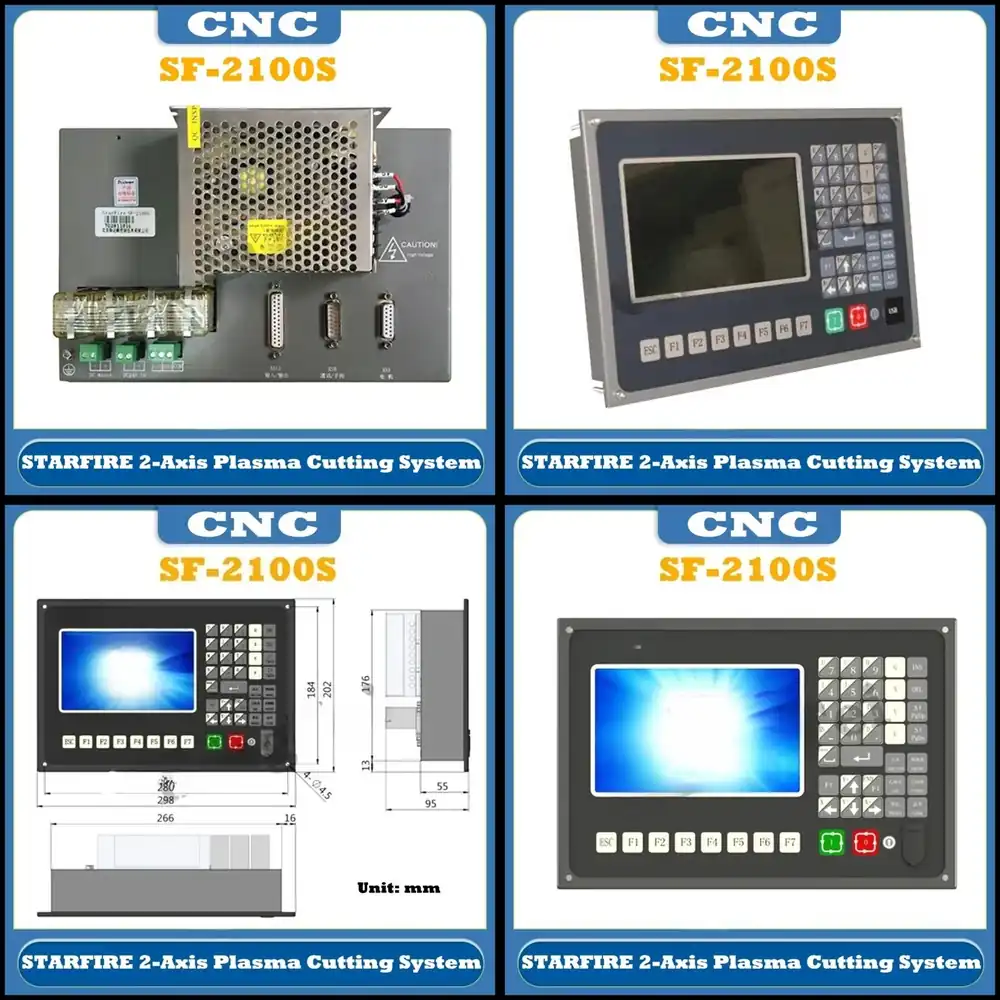 Cnc Plasma Cutter - STARFIRE 2Axis SF-2100S Sistem Pengontrol Mesin