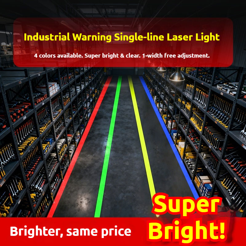 Industrial Laser Line Projector - Lampu Proyeksi Laser Garis Tunggal Kecerahan