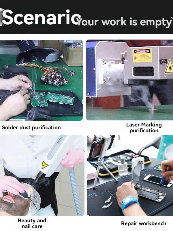 Penyerap Asap Solder Mini – Pe - Industrial Laser Fume Extractor ulasan dan harga