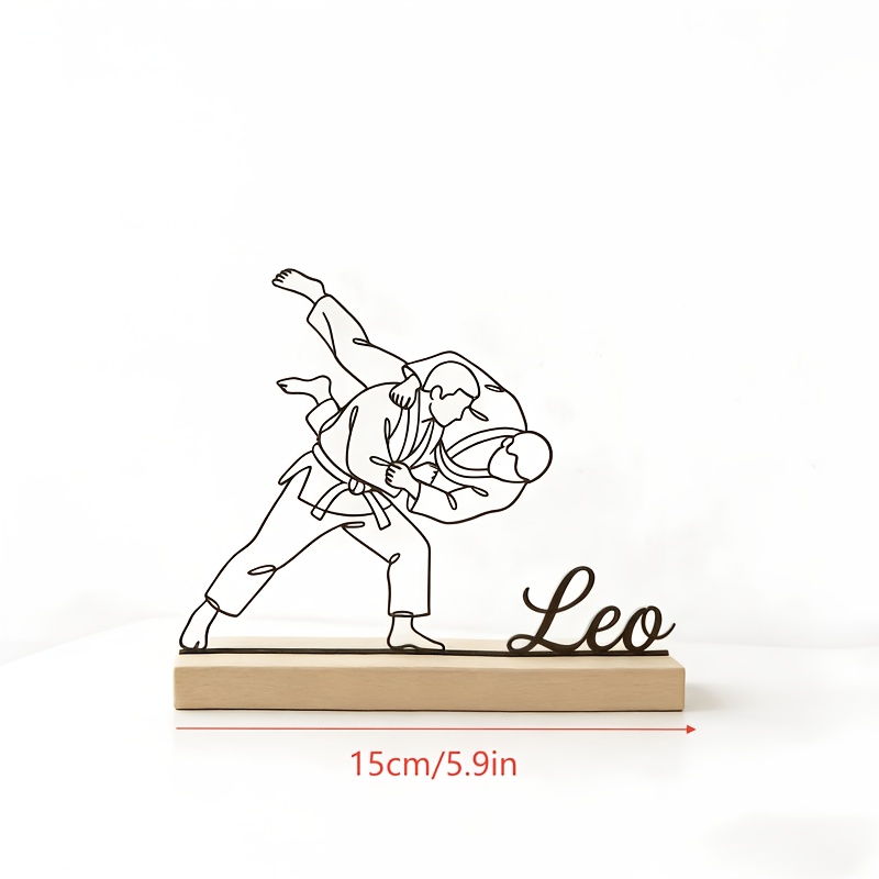Patung Seni Bela Diri Judo Uki - Industrial Laser Marker ulasan dan harga