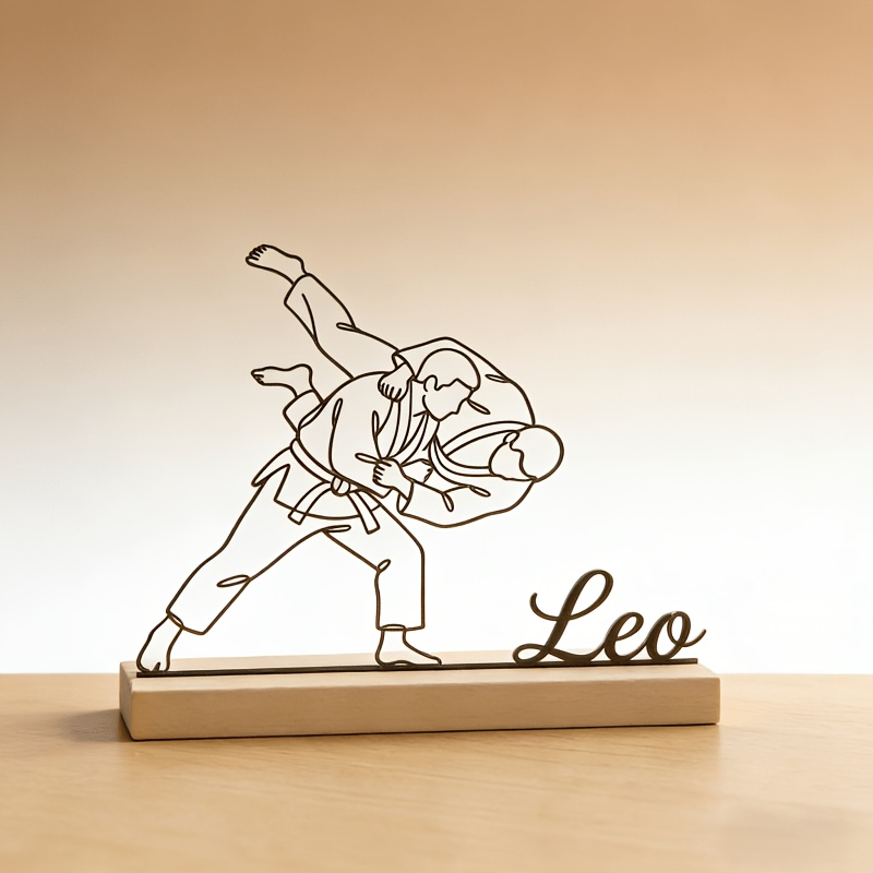 Patung Seni Bela Diri Judo Uki - Industrial Laser Marker ulasan dan harga