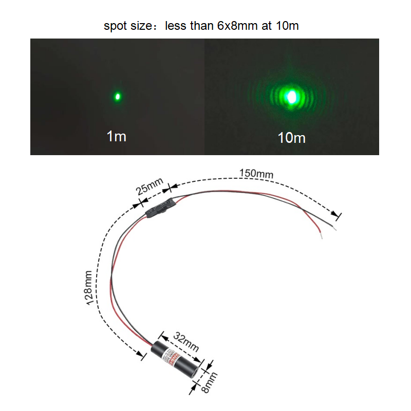 Modul Dioda Laser Titik Hijau  - Industrial Laser Diode ulasan dan harga