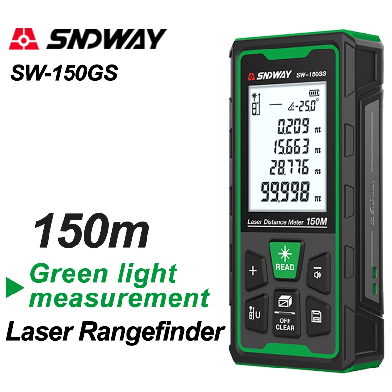Pengukur Jarak Laser Hijau Dig - Industrial Laser Tape Measure ulasan dan harga