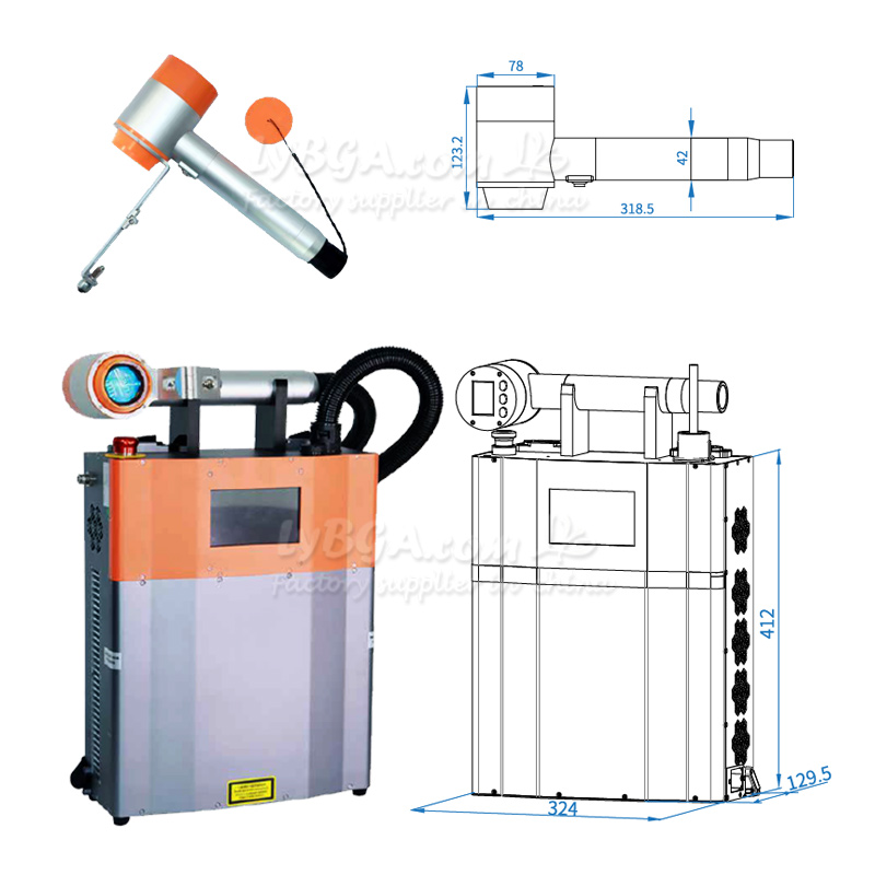 Mesin Pembersih Laser Pulsa LY - Industrial Laser Cleaning ulasan dan harga