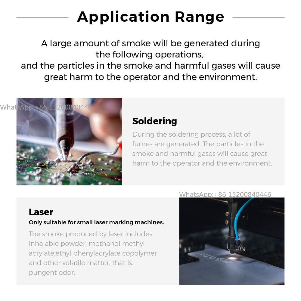 Ekstraktor Asap Solder Kelas I - Industrial Laser Fume Extractor ulasan dan harga