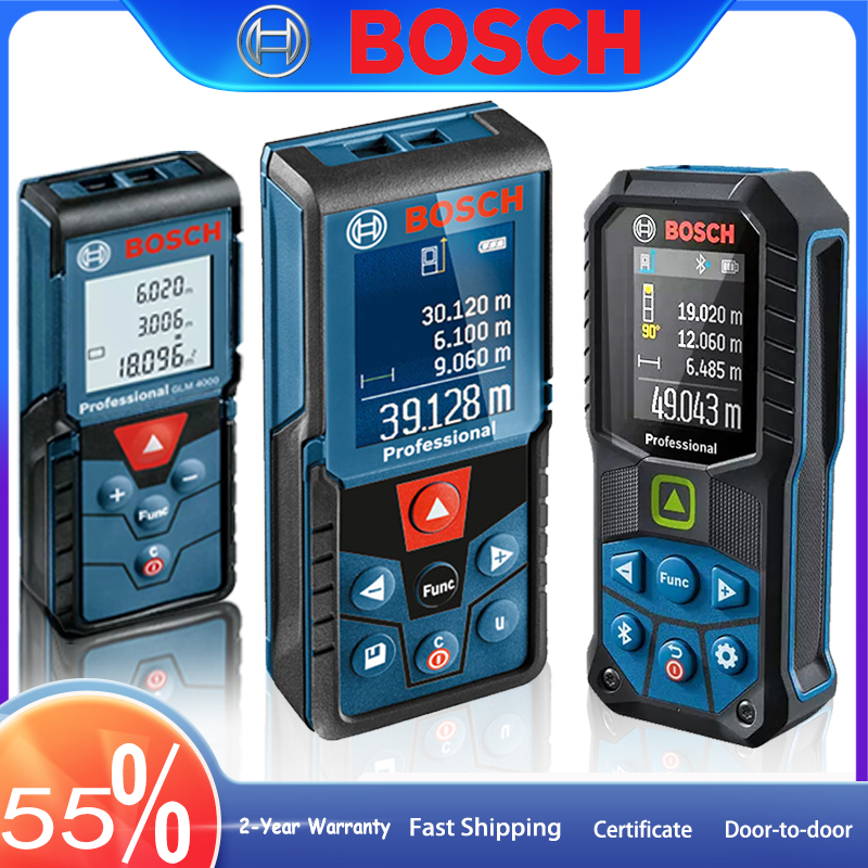 Pengukur Jarak Laser BOSCH Asl - Industrial Laser Tape Measure ulasan dan harga