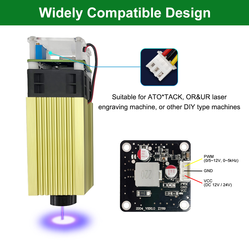 LASER pohon 4W 5W modul Laser  - Industrial Laser Blasting ulasan dan harga