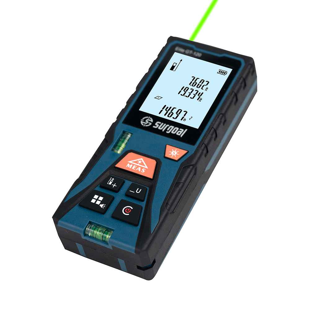 Pengukur Jarak Laser Hijau 120 - Industrial Laser Tape Measure ulasan dan harga