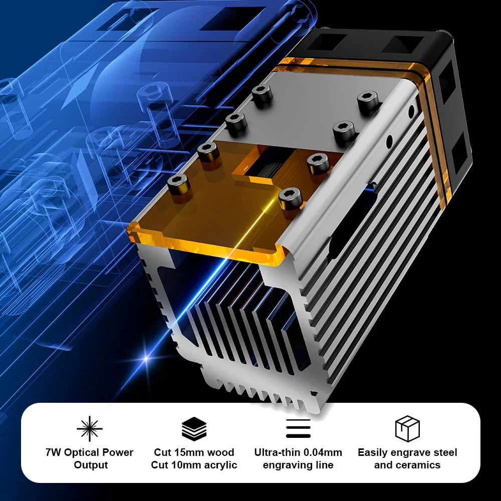 NEJE 7W Diode Laser Engraver C - Industrial Laser Diode ulasan dan harga