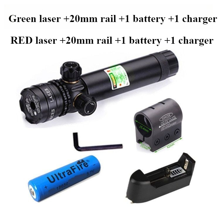 Laser Sight Merah dan Hijau, D - Industrial Green Laser ulasan dan harga