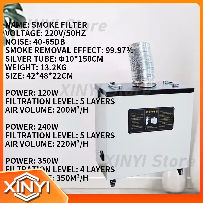 Penyedot Asap Udara Murni 240W - Industrial Laser Fume Extractor ulasan dan harga